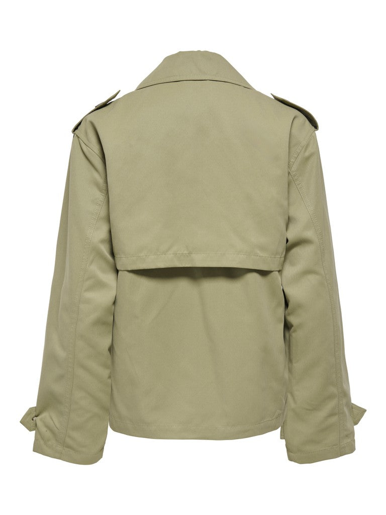Onlhannah Short Trenchcoat Otw - Army