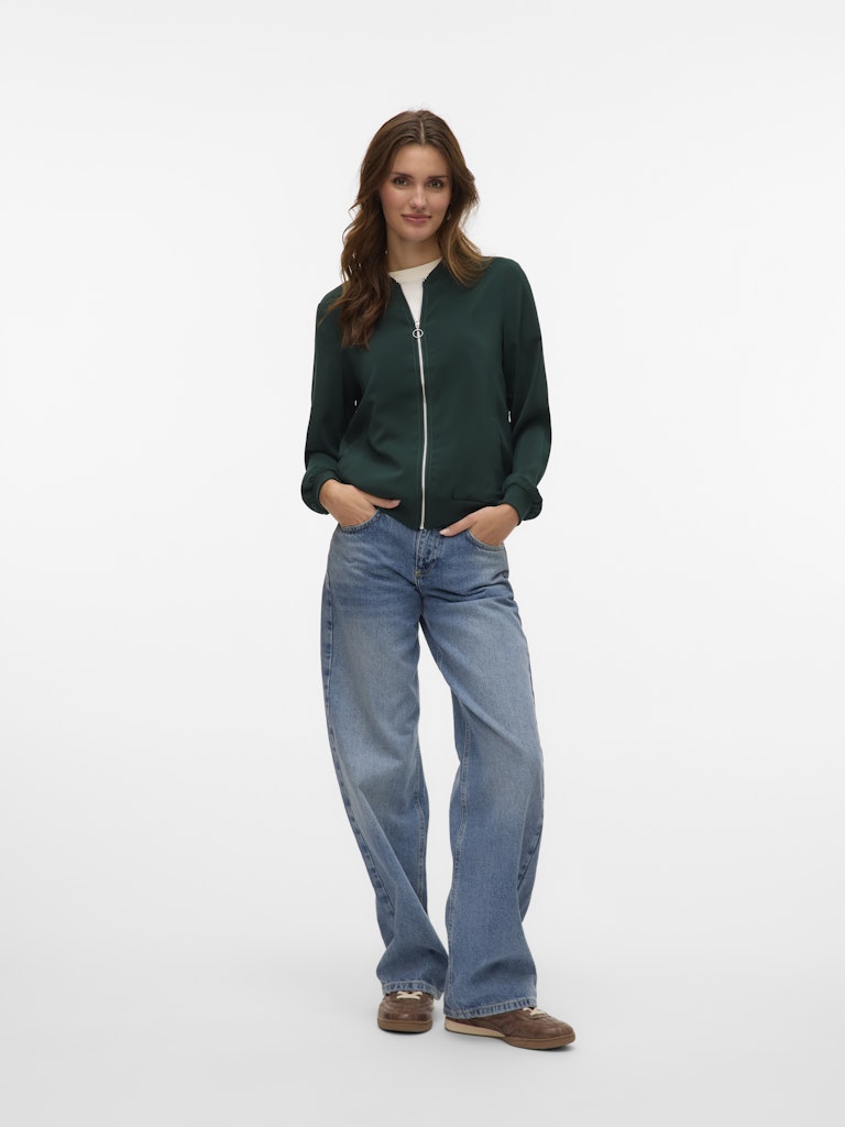Vmcoco Ls Bomber Noos - Donkergroen