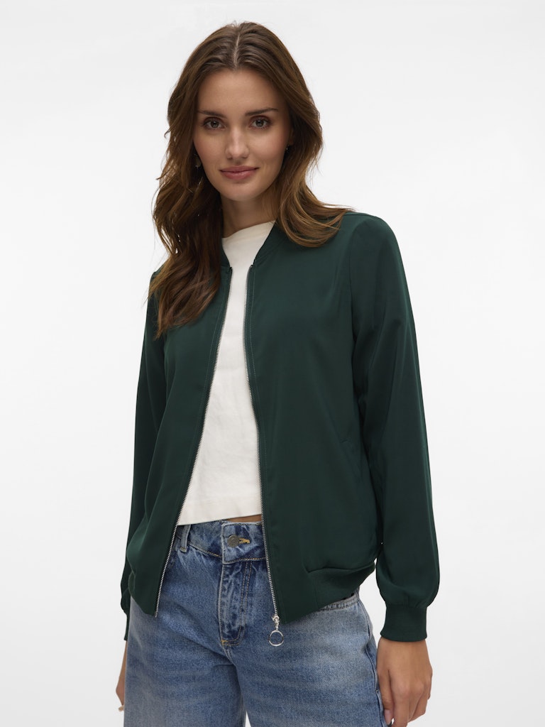 Vmcoco Ls Bomber Noos - Donkergroen