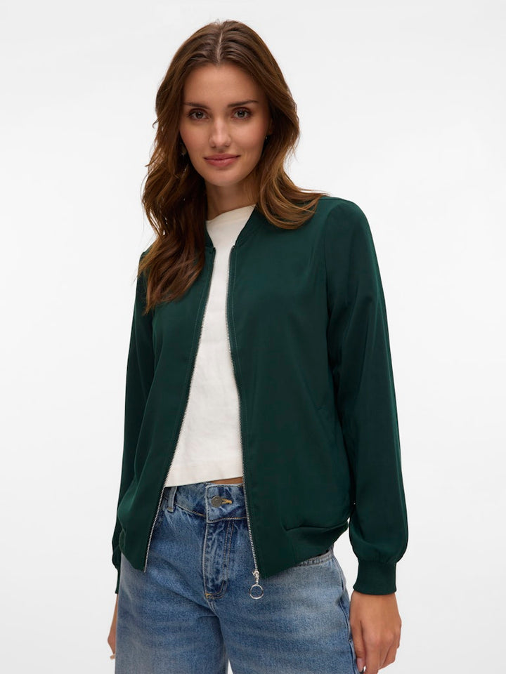Vmcoco Ls Bomber Noos - Donkergroen