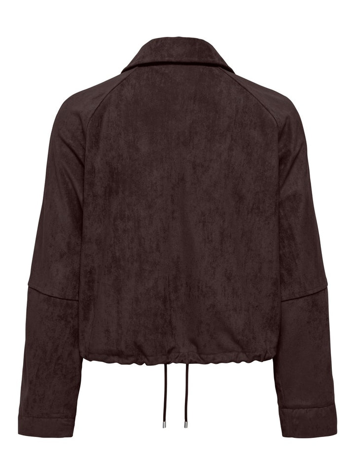 Onllixa L/s Faux Suede Jacket Cc Pnt - Bruin