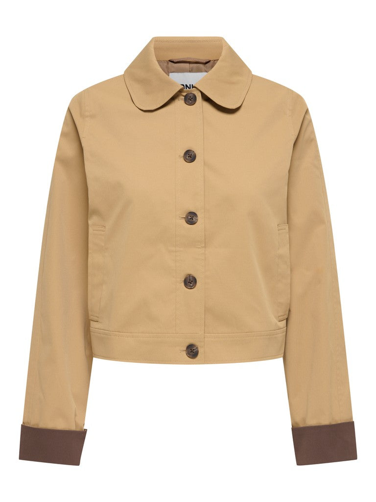 Onlorchid Life Contrast Jacket Otw - Licht Bruin