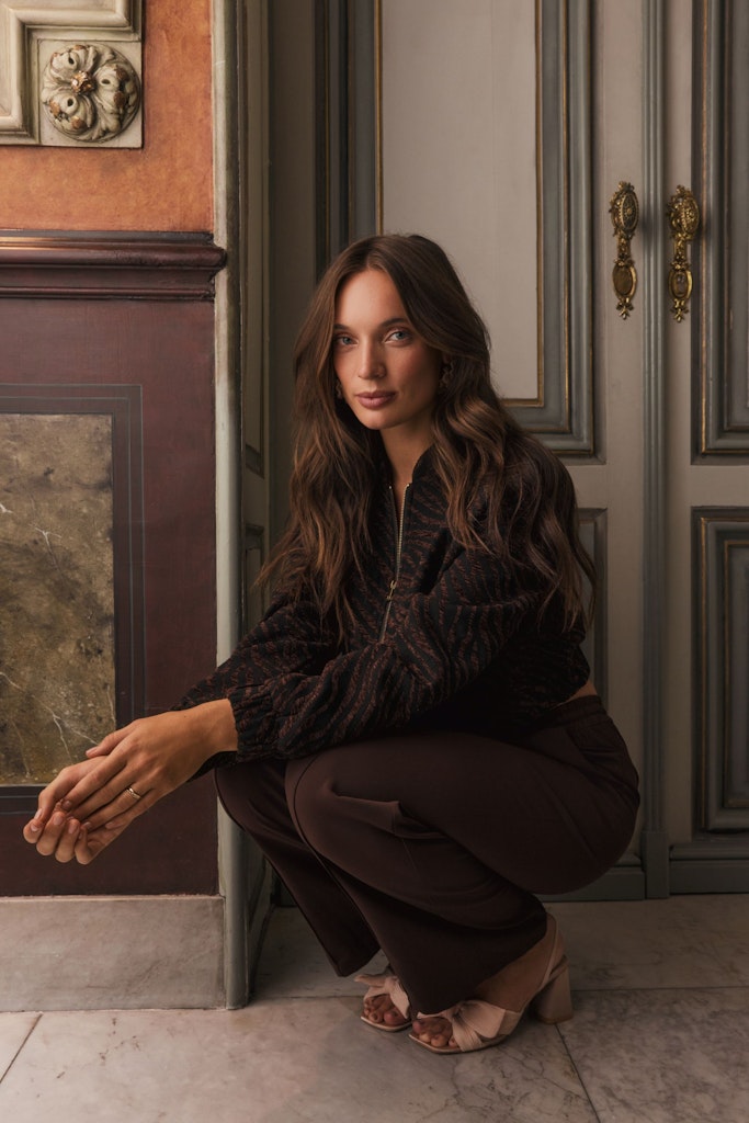 Jacket Loisa - Bruin Dessin