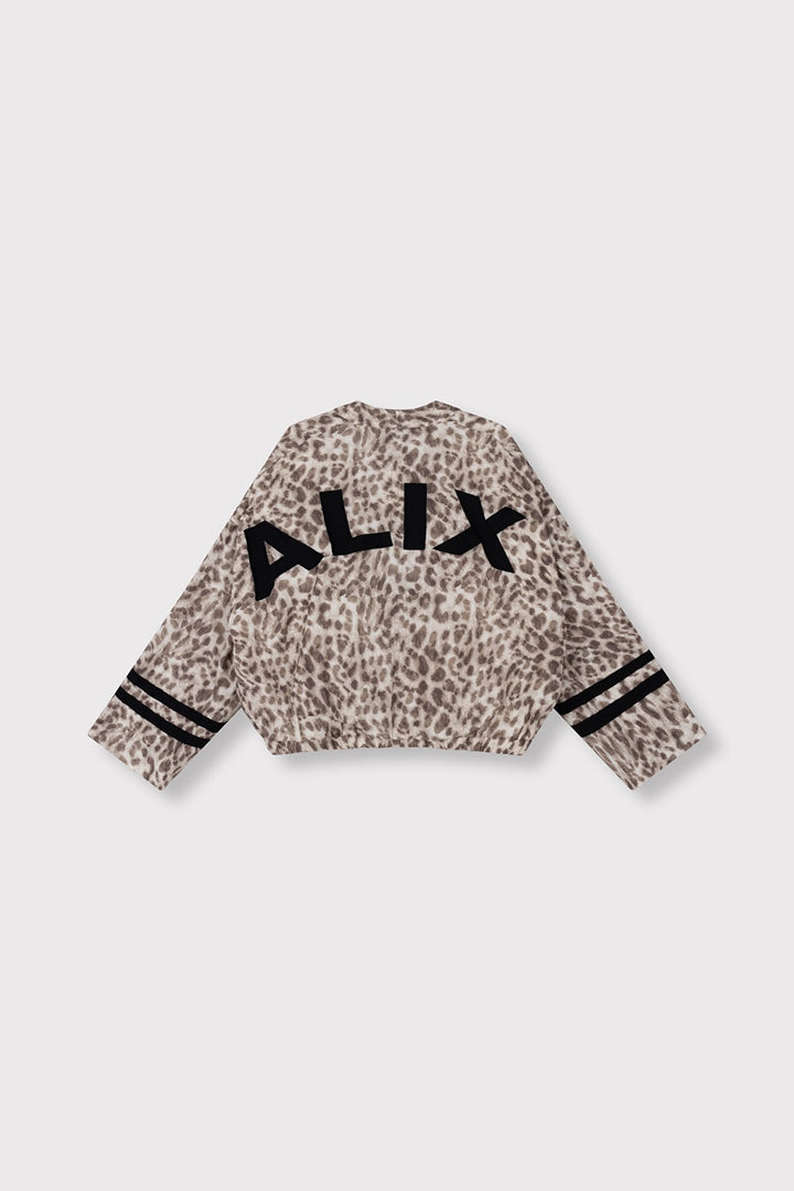 Sporty Animal Jacket - Bruin Dessin