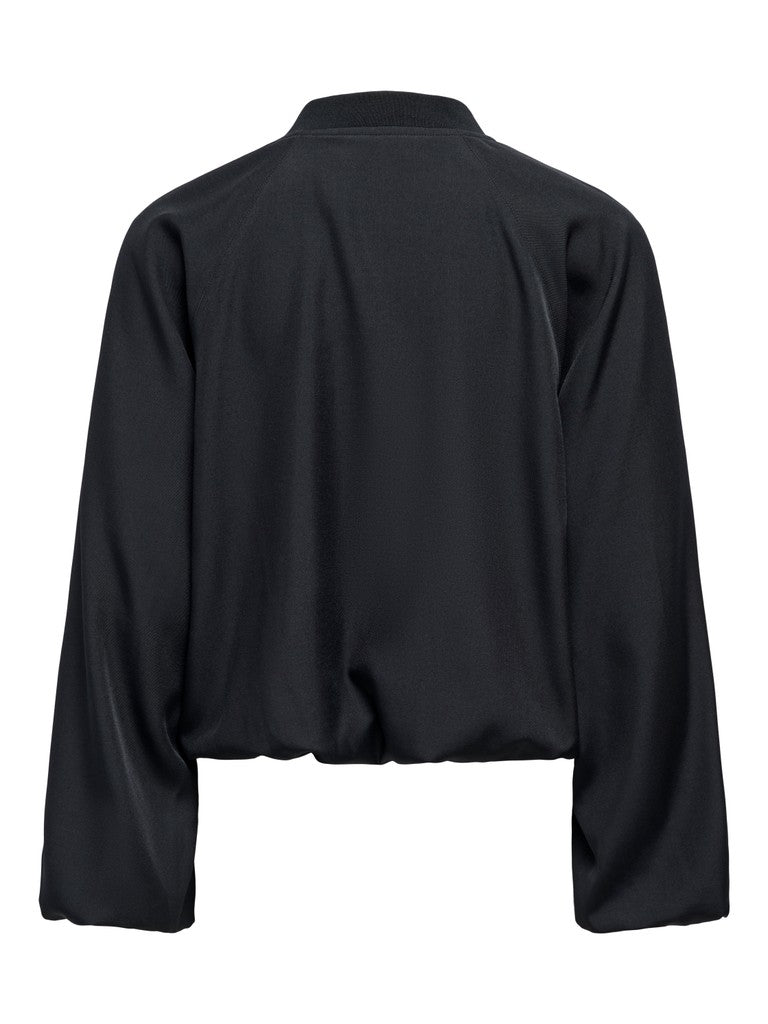 Jdyjerome L/s Balloon Bomber Wvn - Zwart