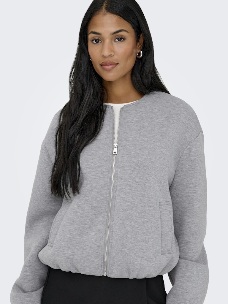 Onlellie Scuba Jacket Otw Cc - Grijs Melee