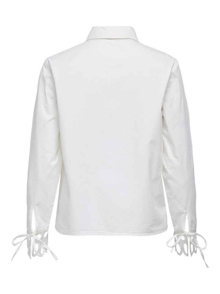 Jdymimi L/s Cutout Shirt Wvn - Wit