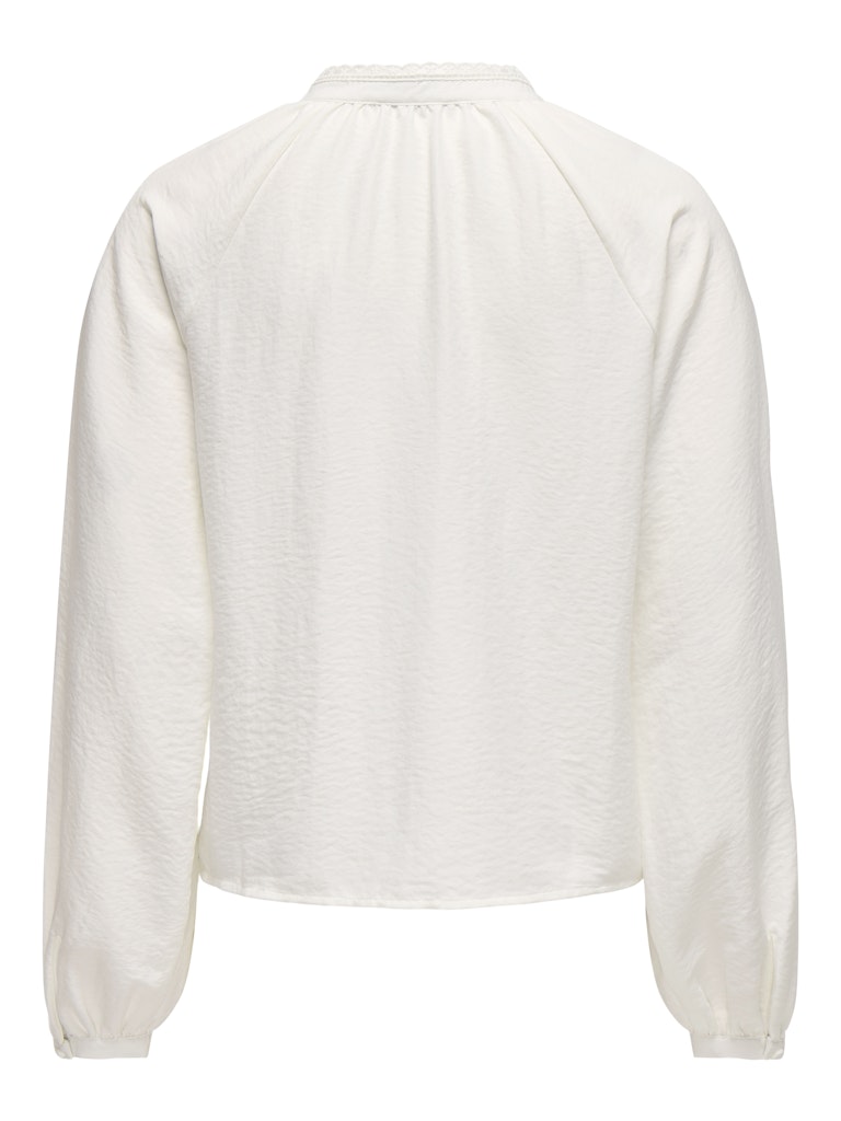 Jdyloli L/s Lace Shirt Wvn Dia - Off-white