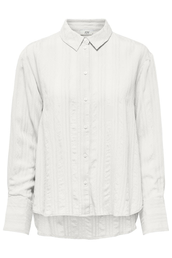 Jdydanny L/s Loose Shirt Wvn - Off-white