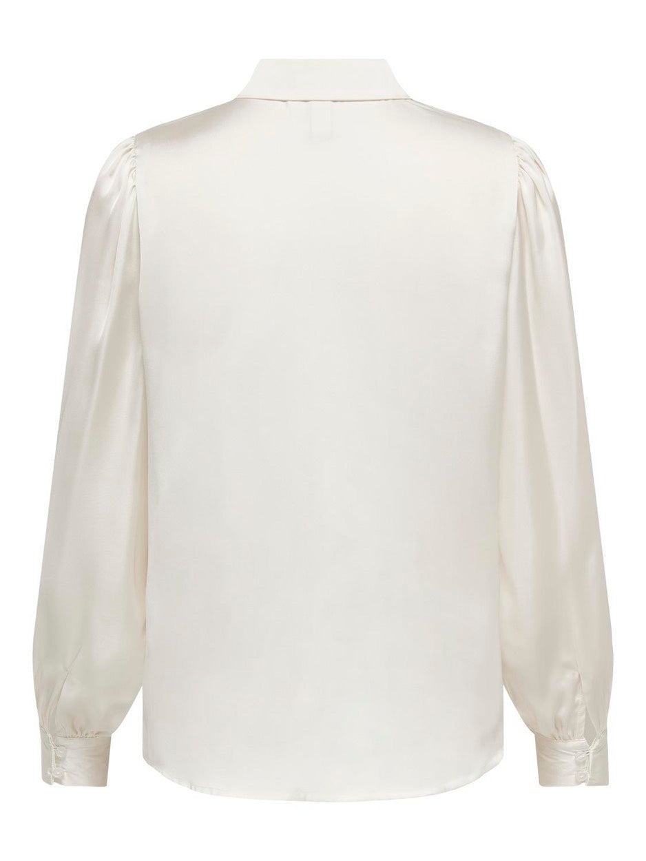 Onlzora Ls Puff Shirt Noos - Ecru