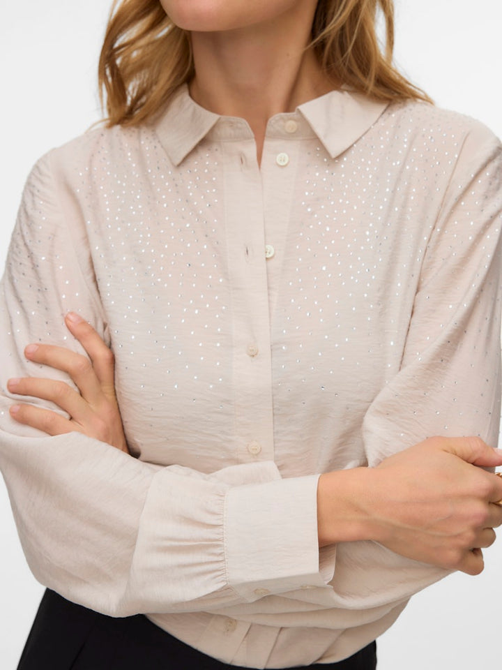 Vmherdis Ls Shirt Wvn Btq Ga - Kit