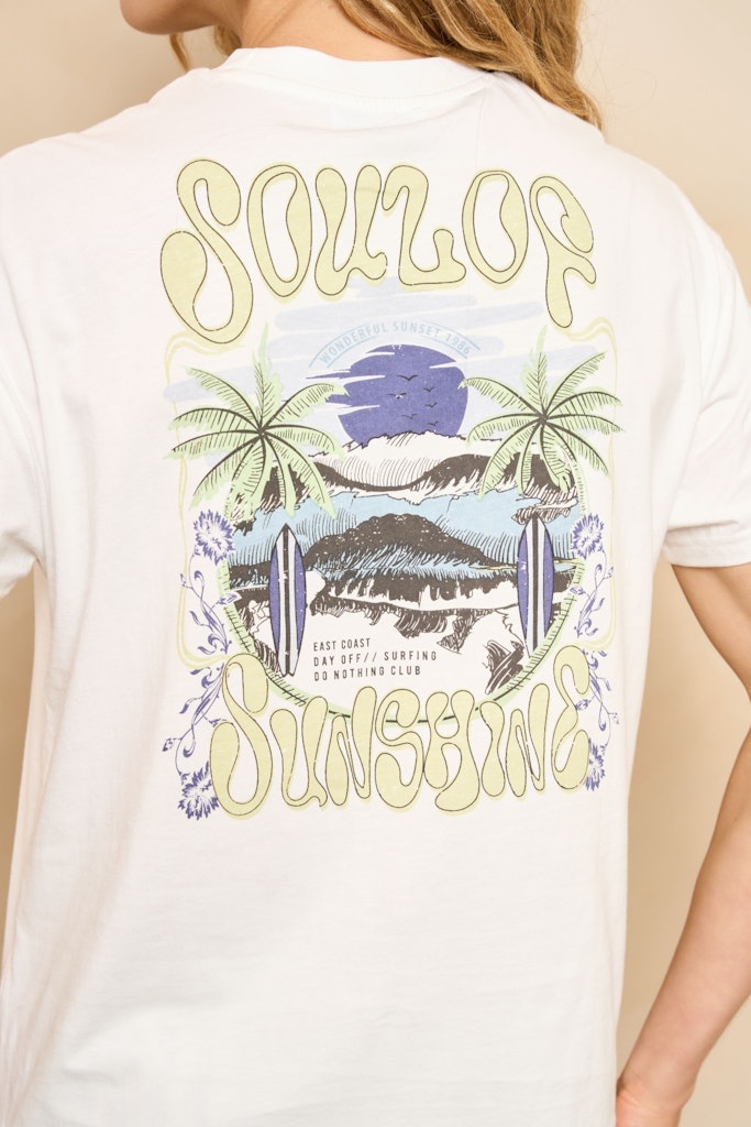 T-shirt Irene - Wit Dessin
