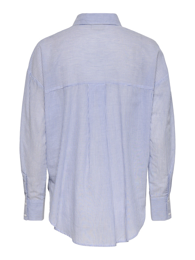Jdypaige L/s Loose  Emb. Shirt Wvn - Wit Dessin