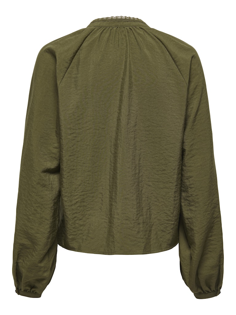 Jdyloli L/s Lace Shirt Wvn Dia - Army