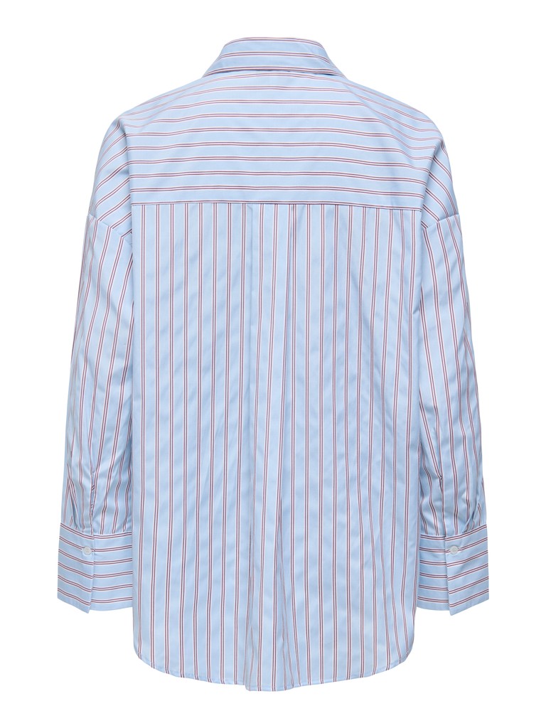 Onloregon Alva Ls Reg Shirt Noos Wvn - Lichtblauw