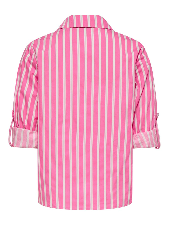 Onlzaylee L/s Shirt Cs Wvn - Fuchsia