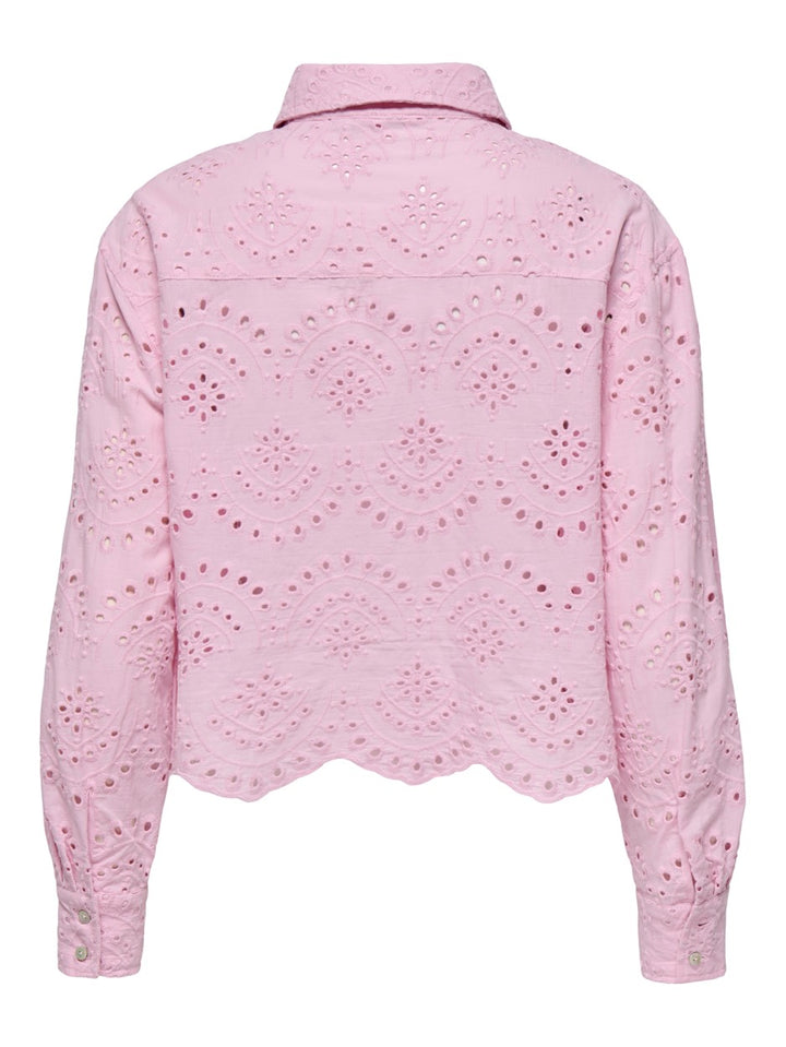 Onlvalais L/s Shirt Wvn Noos - Licht Roze