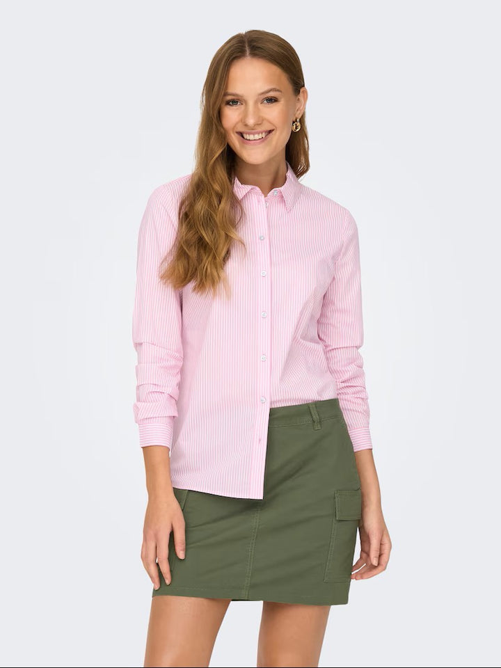 Jdymio L/s Shirt - Roze Dessin