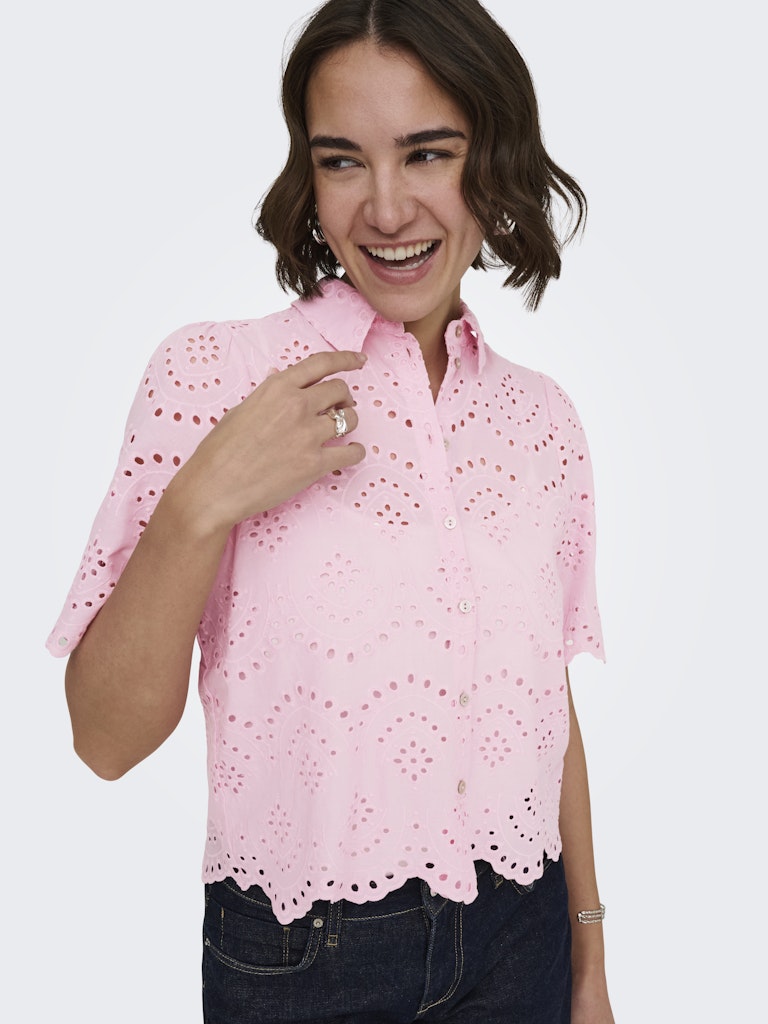 Onlvalais S/s Shirt Wvn Noos - Roze