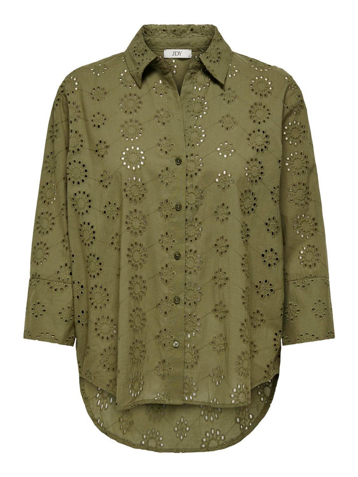 Jdytallie 3/4 Long Shirt Wvn Noos - Army