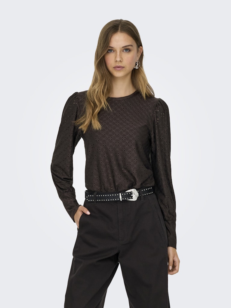 Jdycathinka L/s Bellsleeve Top Jrs Noos - Bruin