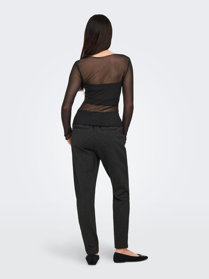 Jdyelsa New L/s O Neck Top Jrs Noos - Zwart