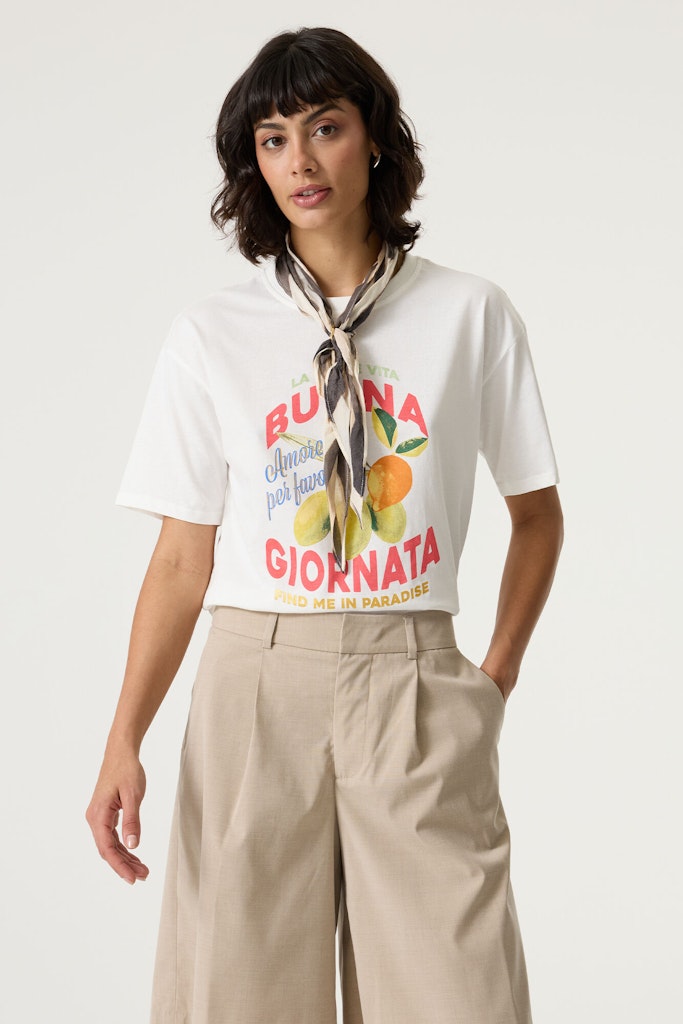 Garcia - Korte mouw T-shirts - 4339.02.0136 - Off-white