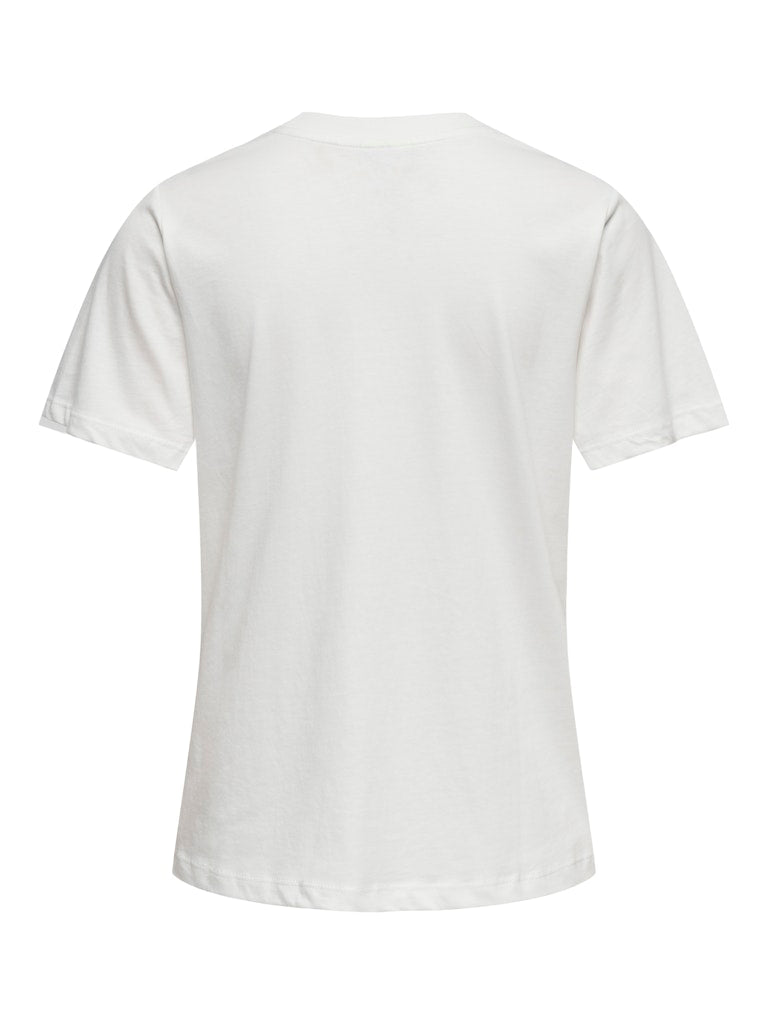 Jdypisa S/s Print Top Jrs Noos - Off-white