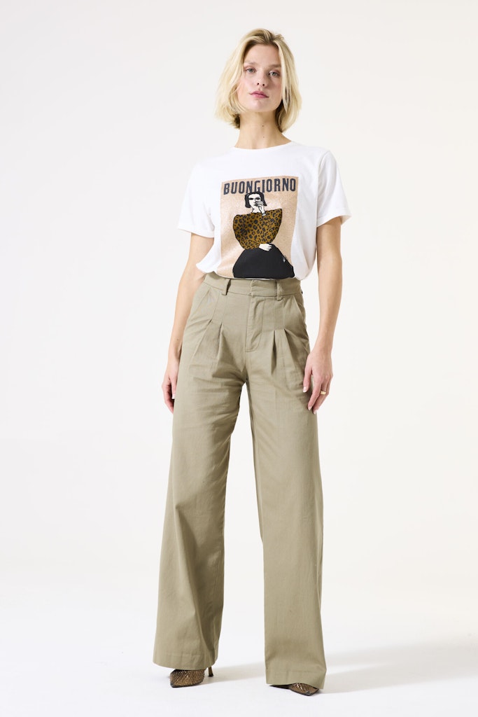 T-shirt Km - Ecru