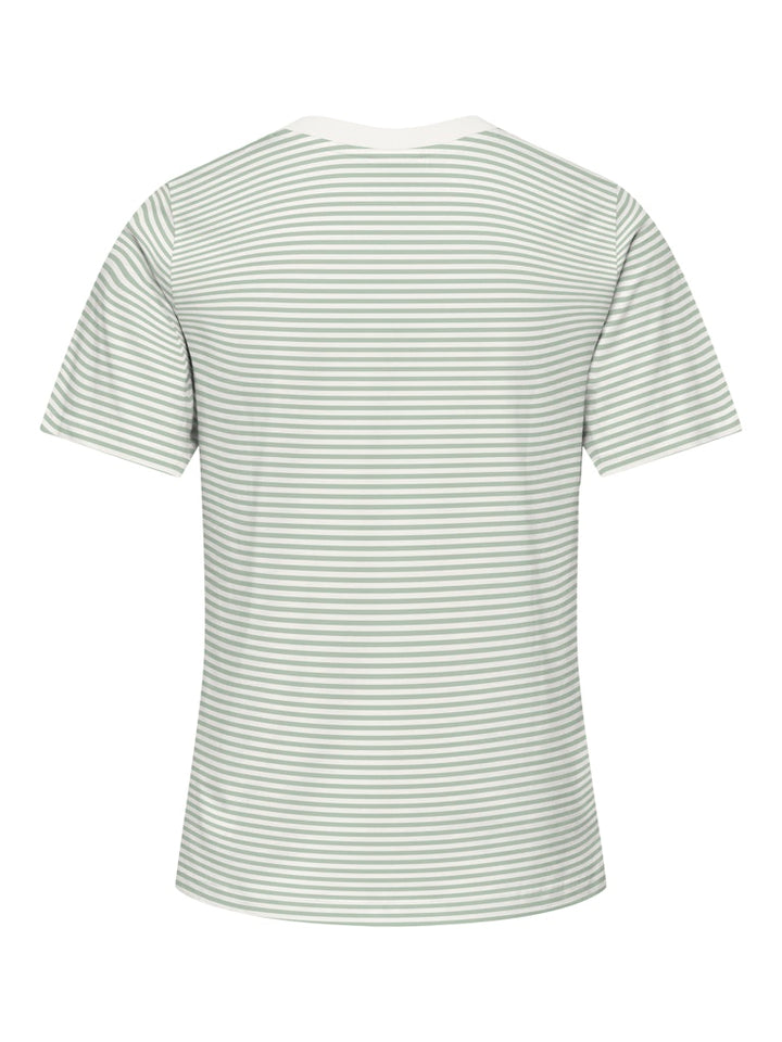 Jdypisa S/s Print Top Jrs Noos - Ecru Dessin