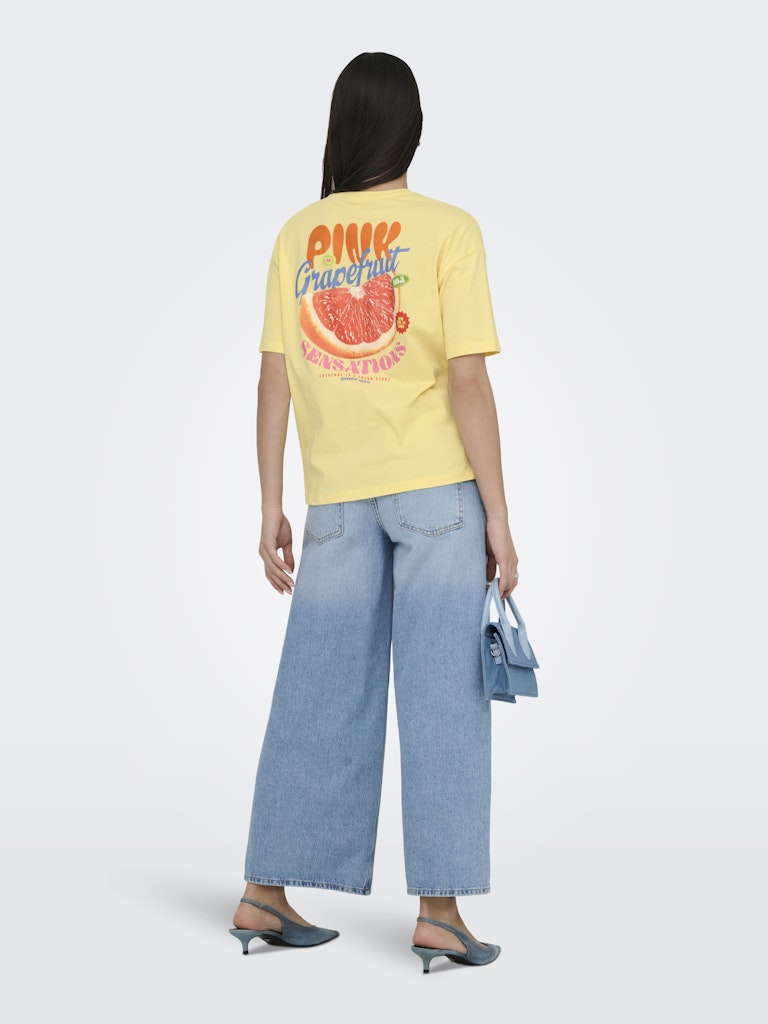Onlbolette Life S/s Top Box Cc Jrs - Geel