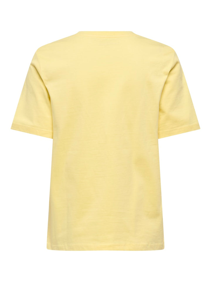 Onlfreja S/s Luxe Top Cc Jrs Noos - Geel