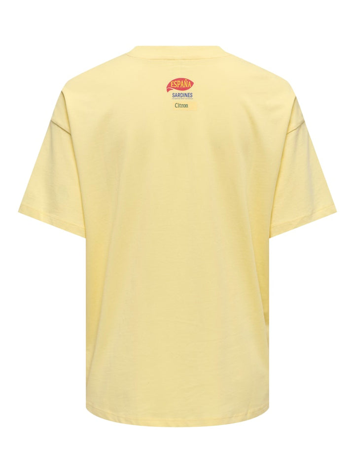 Onlvivvi S/s Lovely Top Jrs - Geel