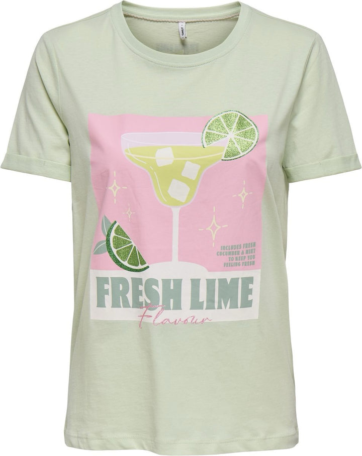 Onlkita Life S/s Drinks Top Box Jrs - Mint