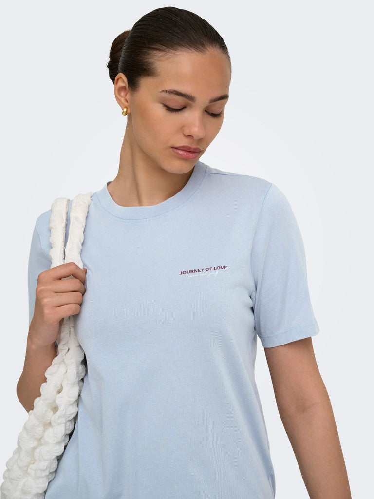 Onllucy Monja Ss Top Jrs Noos - Lichtblauw
