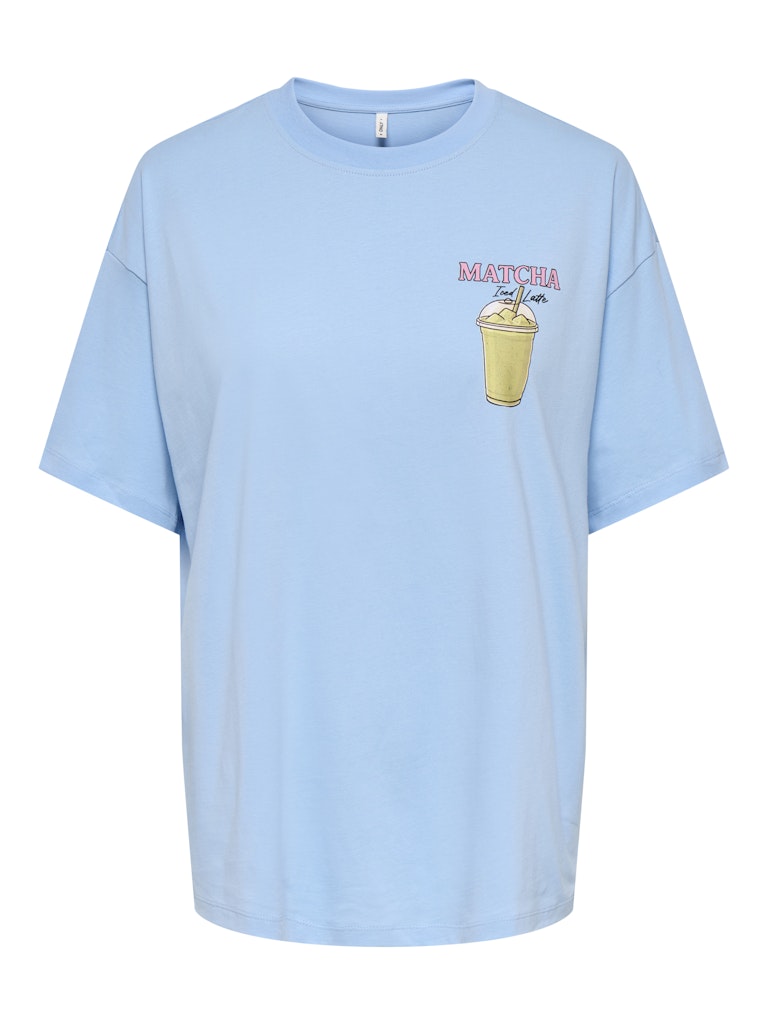 Onlrita S/s Printed Tee Cs Jrs - Lichtblauw