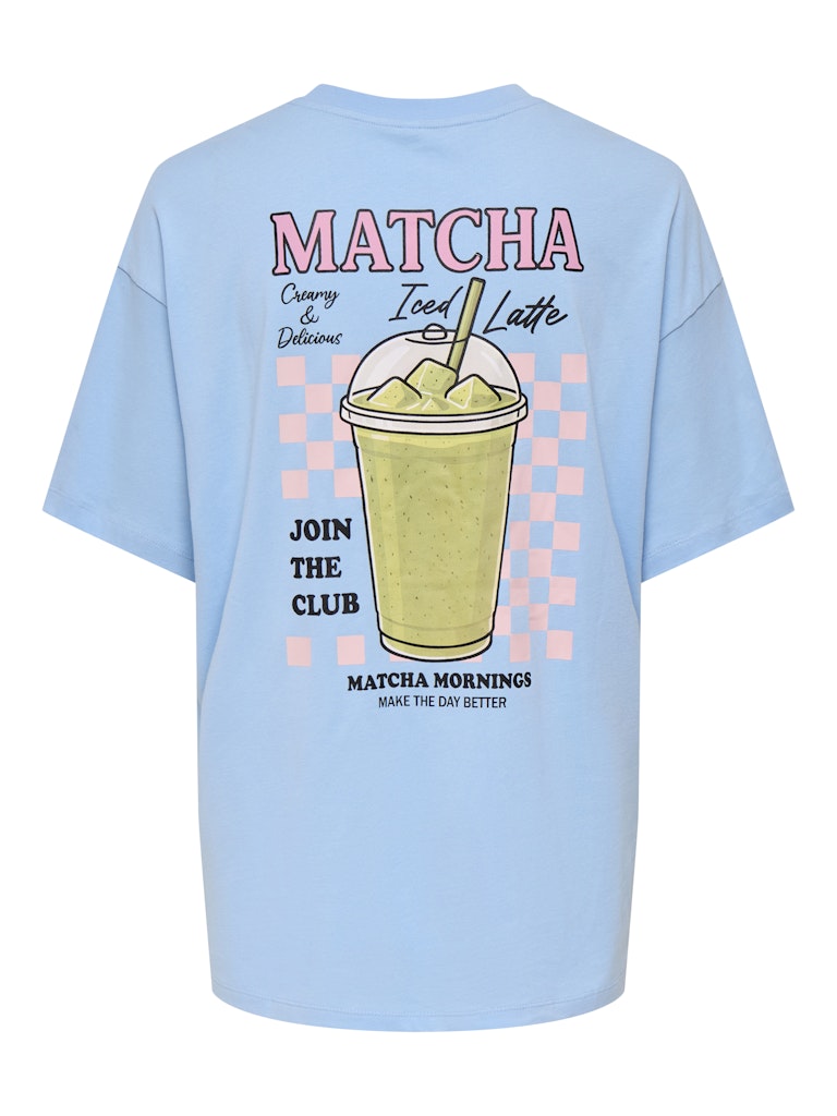 Onlrita S/s Printed Tee Cs Jrs - Lichtblauw