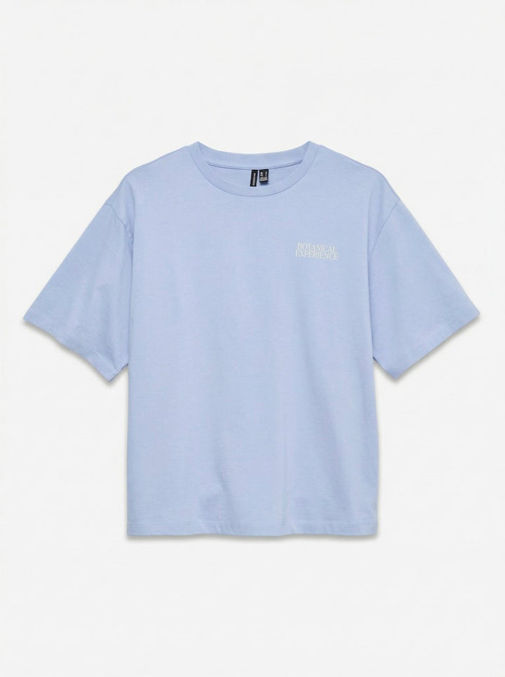 Vmpaulina Thea Ss T-shirt - Lichtblauw