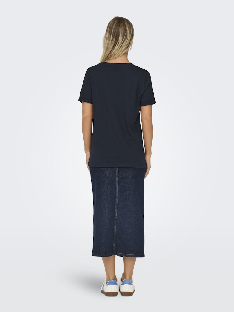 Onlkita Life S/s Top Noos - Navy