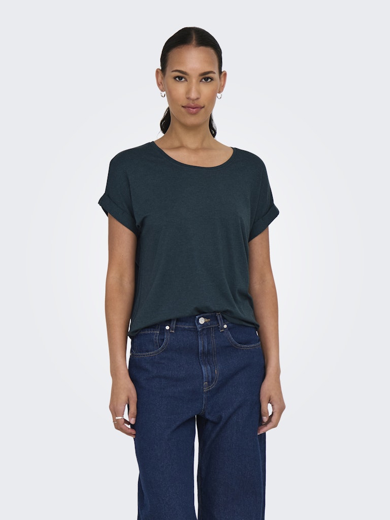 Onlmoster S/s O-neck Top Noos Jrs - Navy