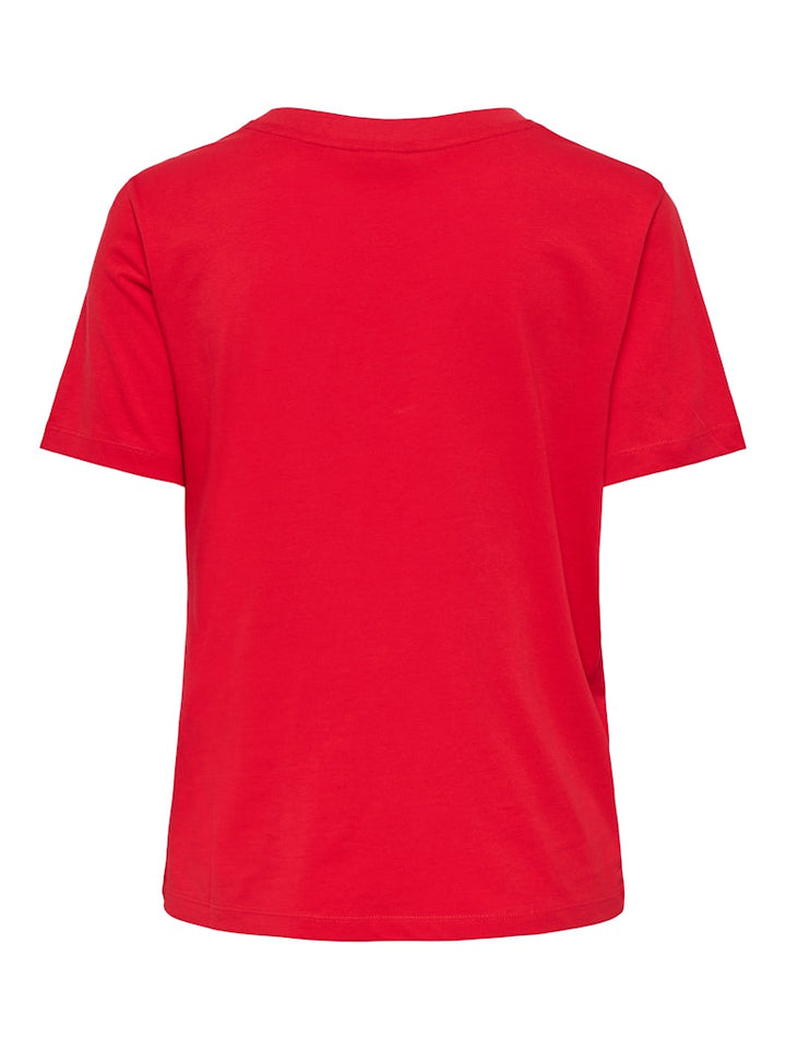 Jdygaisa S/s Knot Top Jrs - Rood