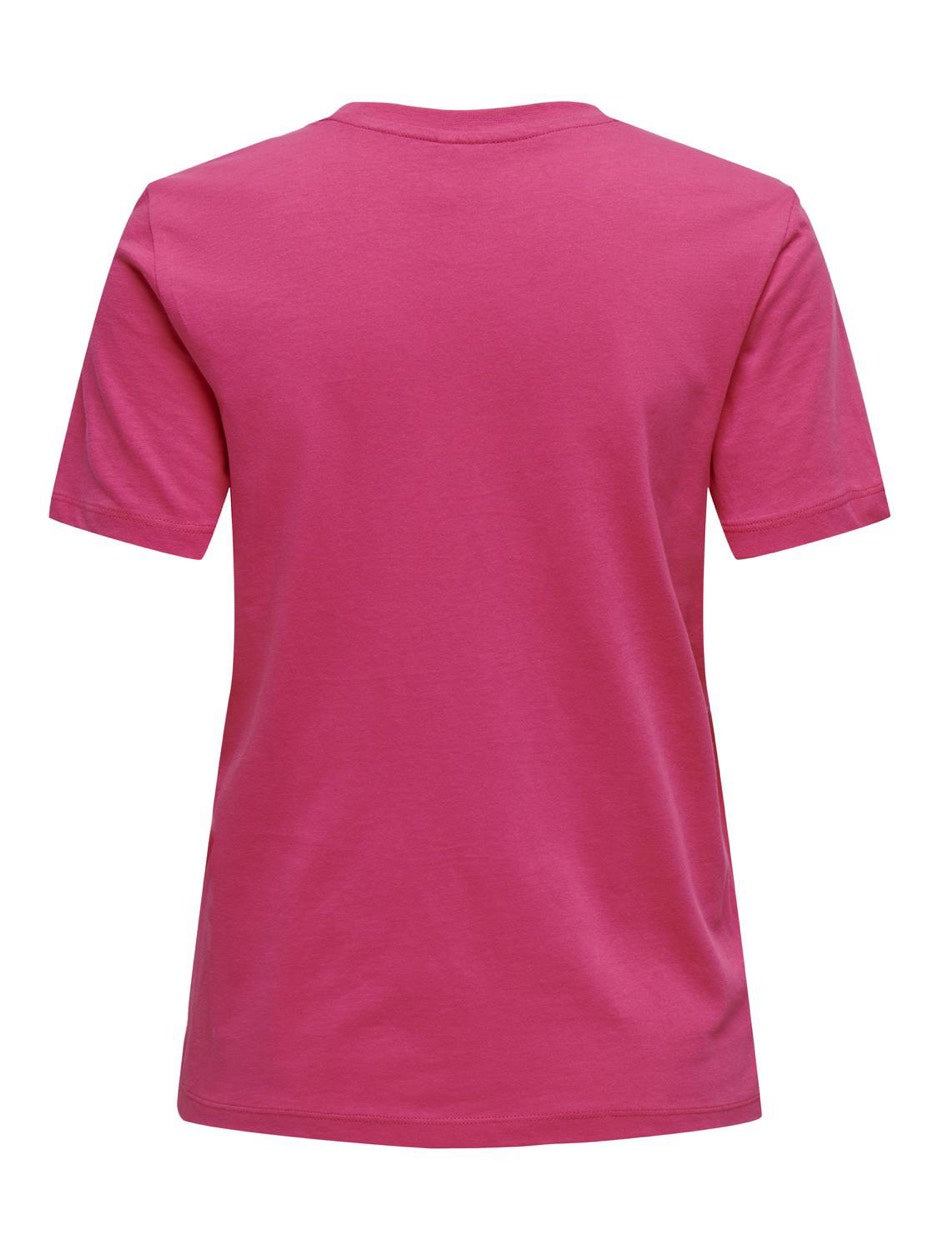 Onlregina Ss Reg Tee Cs Jrs - Fuchsia