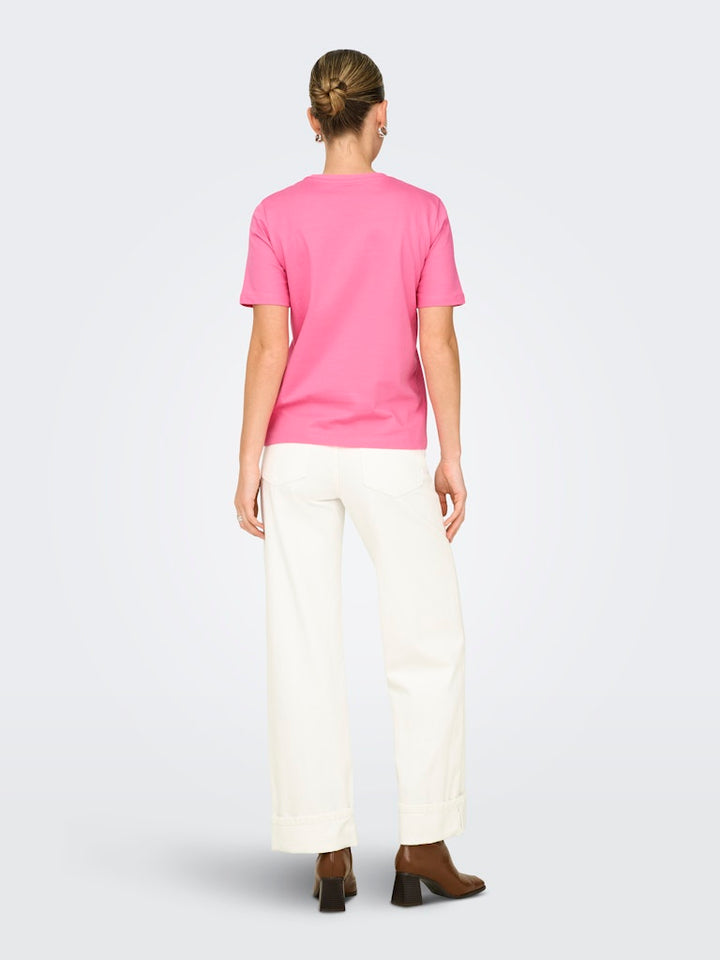 Onlfreja S/s Luxe Top Cc Jrs Noos - Roze