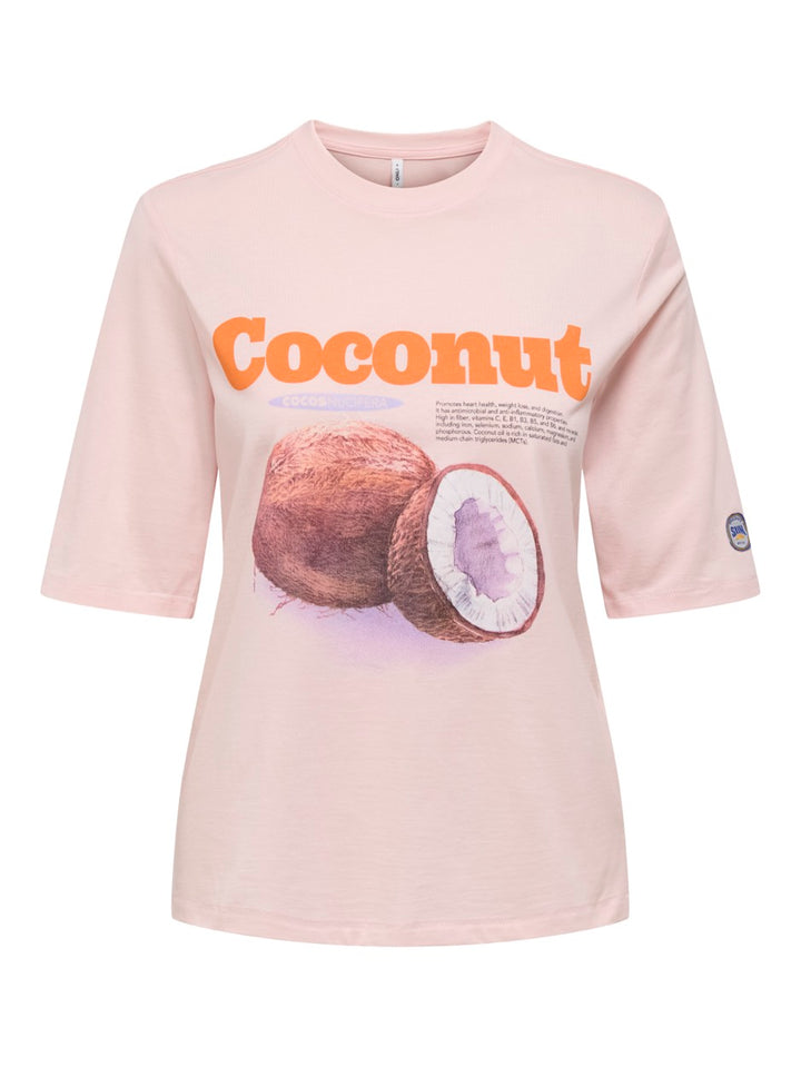 Onlphoebe S/s Fresh Top Box Jrs - Zalm/peach