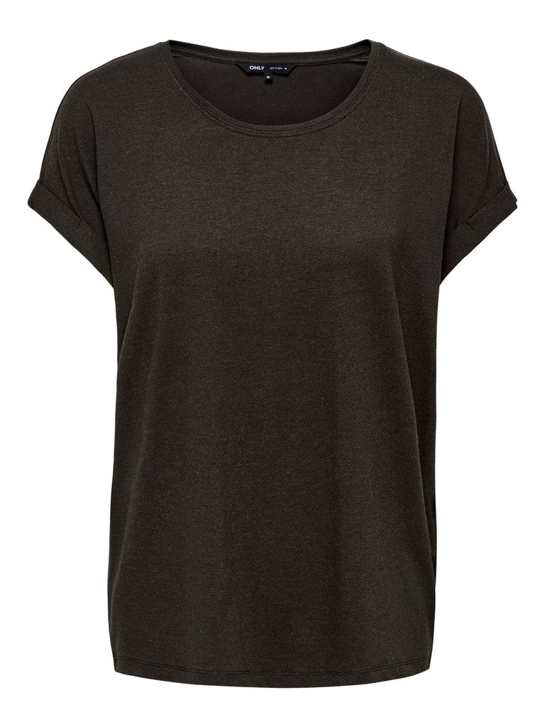 Onlmoster S/s O-neck Top Noos Jrs - Bruin