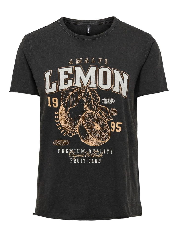 Onllucy Life Reg S/s Top Jrs Noos - Zwart