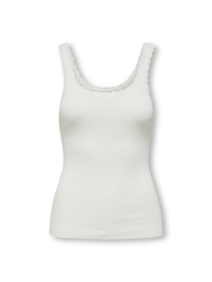 Onlgemma Sl U-neck Knt Nca - Off-white