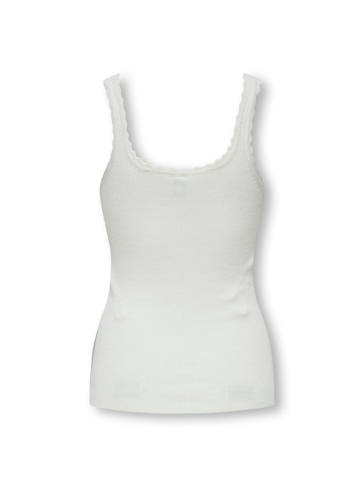 Onlgemma Sl U-neck Knt Nca - Off-white