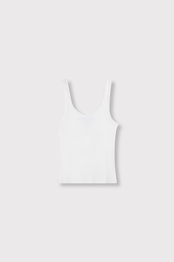 Rib Tank Top - Off-white