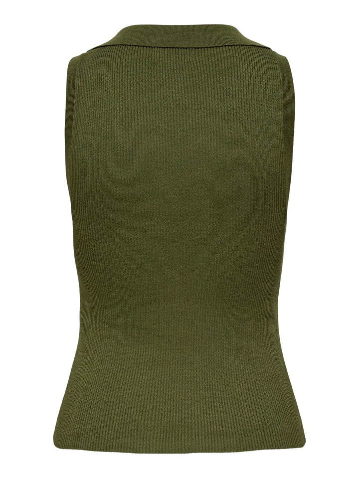 Jdynanna Sl Collar Top Knt - Army